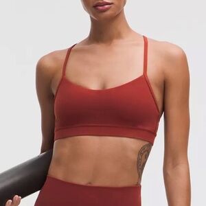 [SHIPS APRIL] Lululemon Flow Y Bra Nulu - Rock Wood